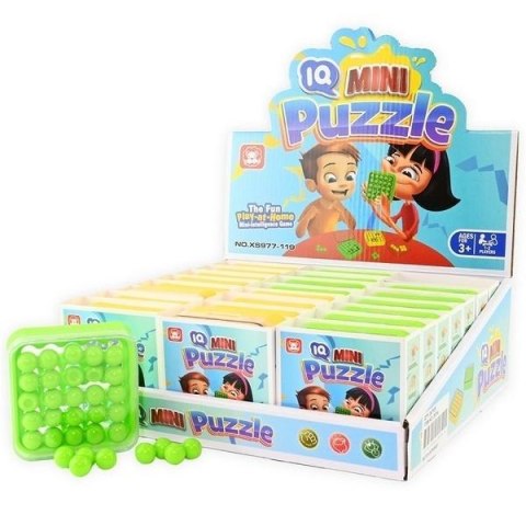 Puzzle mini łamigłówka IQ Kulki MIX