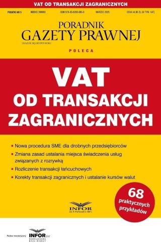 Vat od transakcji zagranicznych Podatki 5/2025