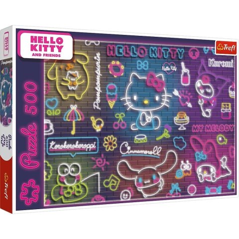 Puzzle 500 Neon Hello Kitty TREFL Puzzle 500 Neon Hello Kitty TREFL