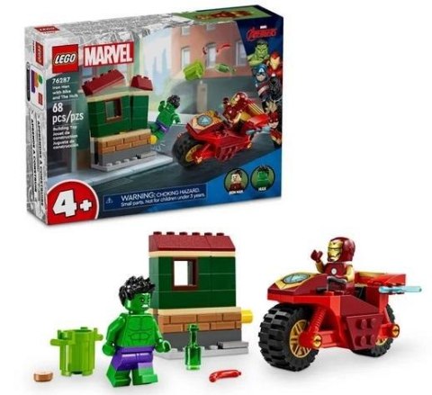 LEGO(R) SUPER HEROES 76287 (4szt) Iron Man i Hulk LEGO(R) SUPER HEROES 76287 (4szt) Iron Man i Hulk