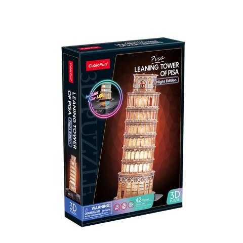Puzzle 42 3D Krzywa wieża w Pizie Led Puzzle 42 3D Krzywa wieża w Pizie Led