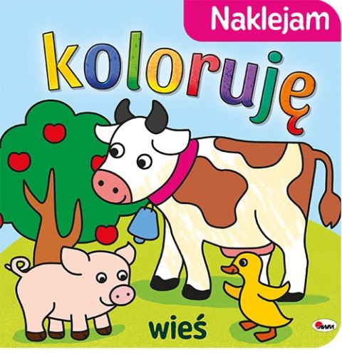 Wieś. Naklejam koloruję Wieś. Naklejam koloruję