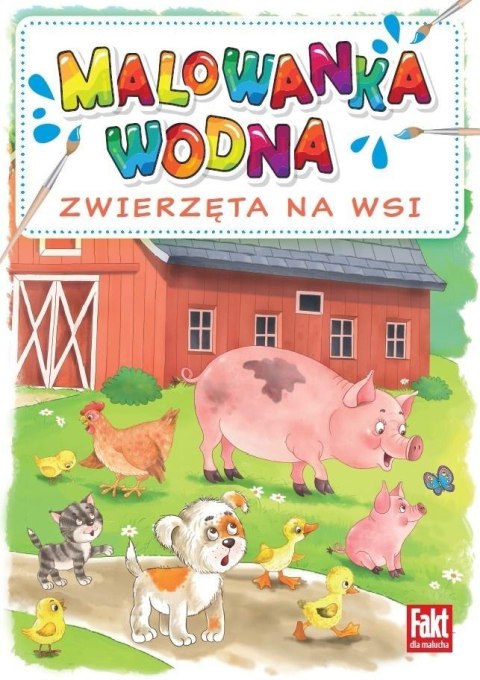 Malowanka wodna. Zwierzęta ze wsi Malowanka wodna. Zwierzęta ze wsi