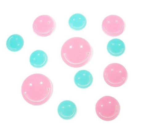 Naklejki fluorescencyjne - Buźki 12szt Naklejki fluorescencyjne - Buźki 12szt