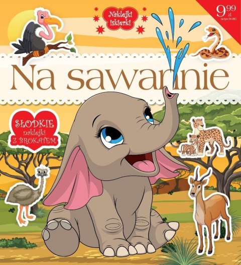 Naklejki iskierki z brokatem. Na sawannie Naklejki iskierki z brokatem. Na sawannie