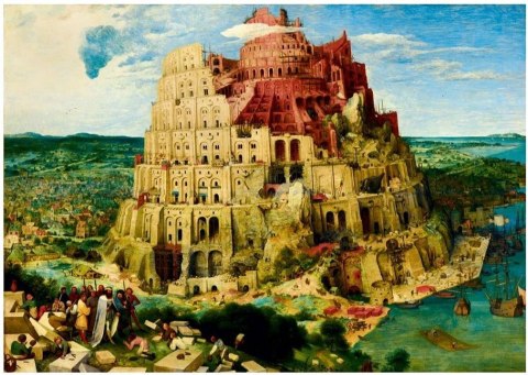 Puzzle 1000 Wieża Babel, Brueghel Puzzle 1000 Wieża Babel, Brueghel