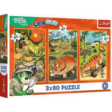 Puzzle 3x80 Zwyczaje Treflików TREFL Puzzle 3x80 Zwyczaje Treflików TREFL