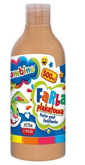 Farba plakatowa cielista 500ml BAMBINO Farba plakatowa cielista 500ml BAMBINO