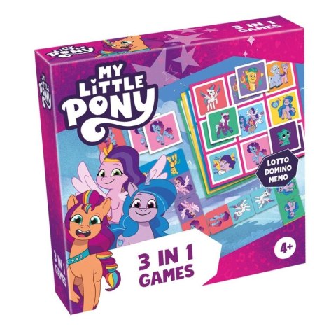 My Little Pony 3w1 Lotto, Domino, Memo My Little Pony 3w1 Lotto, Domino, Memo