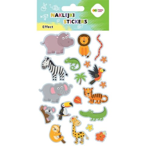 Naklejki Zoo 10x20cm HAPPY COLOR Naklejki Zoo 10x20cm HAPPY COLOR