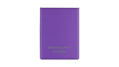 Okładka na dokumenty ucznia pion violet Okładka na dokumenty ucznia pion violet