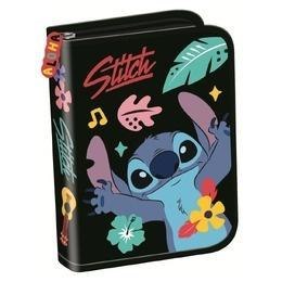 Piórnik dwuklapkowy bez wyposażenia Stitch black Piórnik dwuklapkowy bez wyposażenia Stitch black