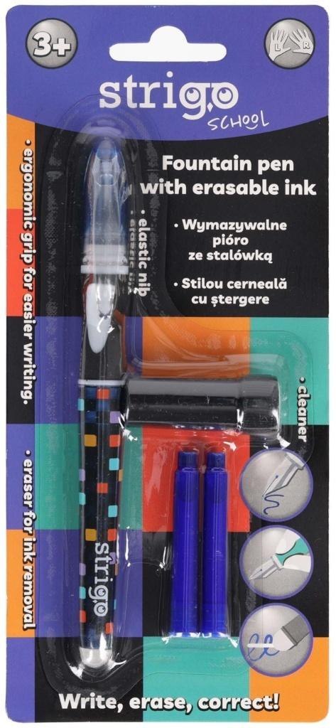 Pióro wymazywalne ze stalówką Szachownica STRIGO Pióro wymazywalne ze stalówką Szachownica STRIGO