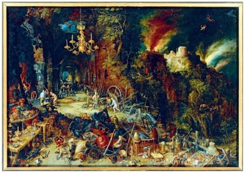 Puzzle 1000 Alegoria ognia,Brueghel Puzzle 1000 Alegoria ognia,Brueghel