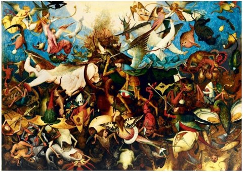 Puzzle 1000 Upadek zbuntowanych aniołów, Brueghel Puzzle 1000 Upadek zbuntowanych aniołów, Brueghel