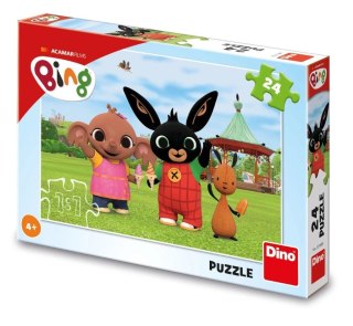 Puzzle Królik Bing i przyjaciele na lodach 24el
