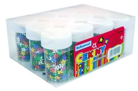 Cekiny gwiazdki 12 x 7g Cekiny gwiazdki 12 x 7g