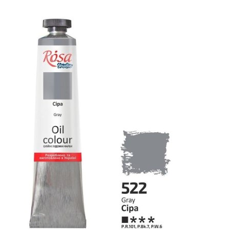 Farba olejna gray 522 45ml Farba olejna gray 522 45ml