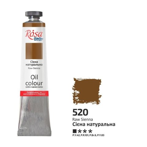 Farba olejna raw sienna 520 45ml Farba olejna raw sienna 520 45ml
