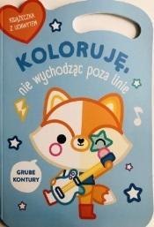 Koloruję bez wychodzenia poza linie Niebieska Koloruję bez wychodzenia poza linie Niebieska