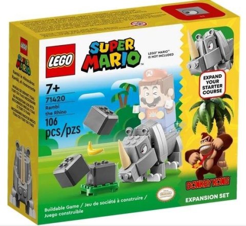 LEGO(R) SUPER MARIO 71420 (4szt) Nosorożec Rambi LEGO(R) SUPER MARIO 71420 (4szt) Nosorożec Rambi