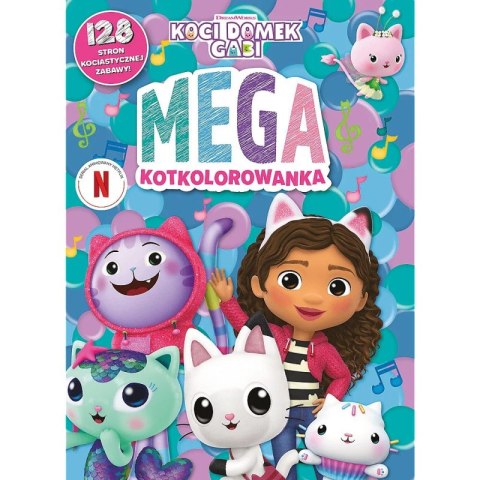 Mega KOTkolorowanka. Koci Domek Gabi Mega KOTkolorowanka. Koci Domek Gabi