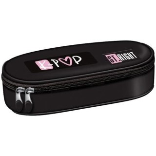 Piórnik saszetka z wewnętrzną klapką Pink K-Pop