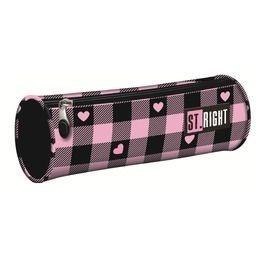 Piórnik tuba PU1 Pink Checkered