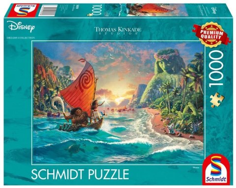 Puzzle 1000 Thomas Kinkade, Vaiana: Skarb oceanu Puzzle 1000 Thomas Kinkade, Vaiana: Skarb oceanu