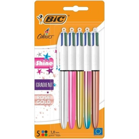 Długopis Colours Shine Gradient AST 5szt BIC Długopis Colours Shine Gradient AST 5szt BIC