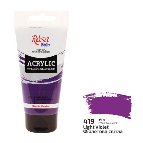 Farba akrylowa light violet 419 75ml Farba akrylowa light violet 419 75ml