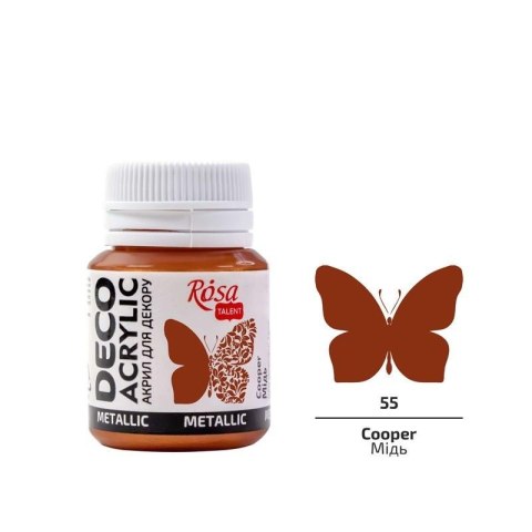 Farba akrylowa metaliczna copper 55 20ml Farba akrylowa metaliczna copper 55 20ml