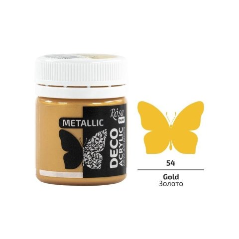 Farba akrylowa metaliczna gold 54 20ml Farba akrylowa metaliczna gold 54 20ml