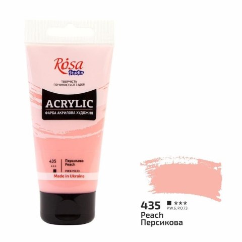 Farba akrylowa peach 435 75ml Farba akrylowa peach 435 75ml
