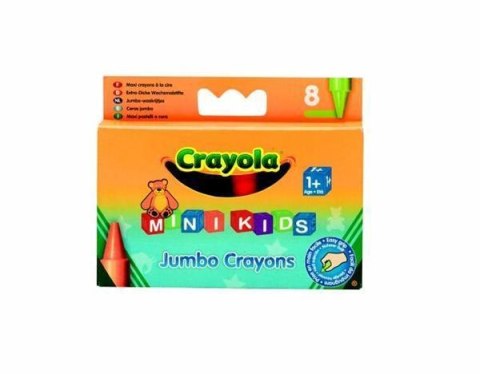 Kredki świecowe extra grube 8 kolorów CRAYOLA Kredki świecowe extra grube 8 kolorów CRAYOLA