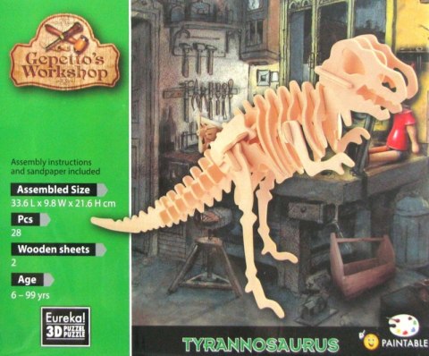 Łamigłówka drewniana Gepetto Tyranozaur Łamigłówka drewniana Gepetto Tyranozaur