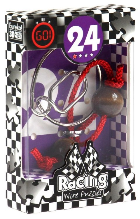 Łamigłówka druciana Racing nr 24 poziom 1/4 Łamigłówka druciana Racing nr 24 poziom 1/4