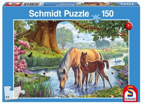 Puzzle 150 Konie przy strumieniu G3 Puzzle 150 Konie przy strumieniu G3