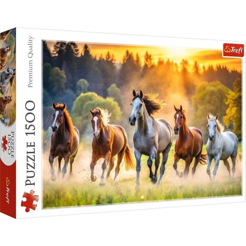 Puzzle 1500 Dzikie konie TREFL Puzzle 1500 Dzikie konie TREFL