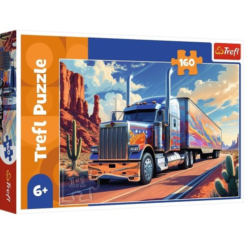 Puzzle 160 Ciężarówka w trasie TREFL Puzzle 160 Ciężarówka w trasie TREFL