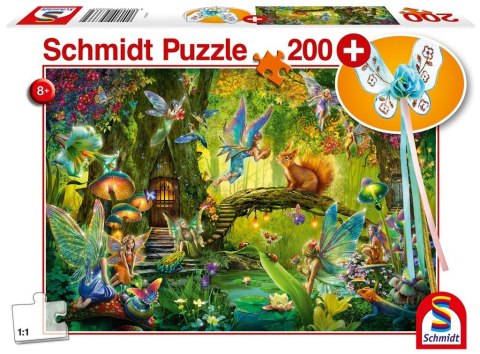 Puzzle 200 Leśne wróżki + różdżka G3 Puzzle 200 Leśne wróżki + różdżka G3