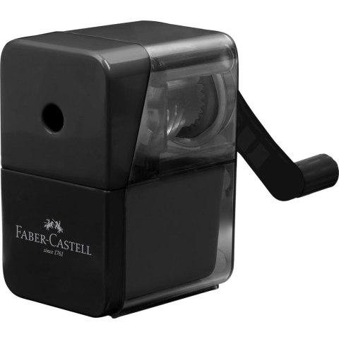 Temperówka na korbkę czarna FABER CASTELL Temperówka na korbkę czarna FABER CASTELL