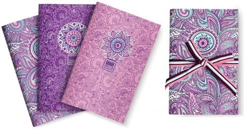 Zeszyt A6/32K gładki Purple&Pale (3szt) Zeszyt A6/32K gładki Purple&Pale (3szt)