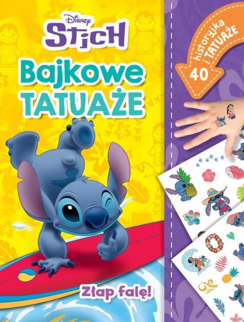 Złap falę! Bajkowe tatuaże. Disney Stich Złap falę! Bajkowe tatuaże. Disney Stich