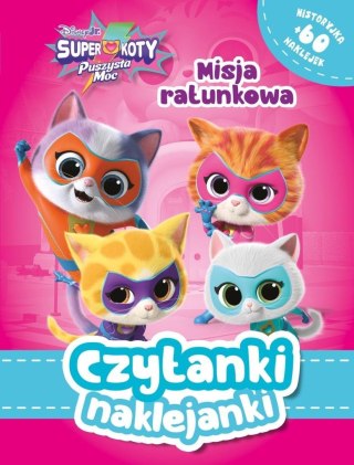 Czytanki naklejanki. Misja ratunkowa. Superkoty