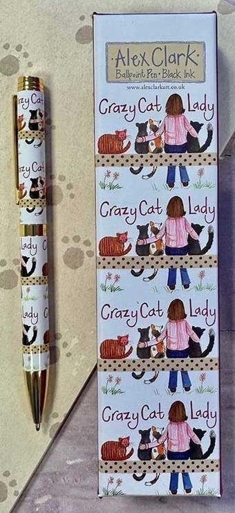Długopis Crazy Cat Lady Kociara Długopis Crazy Cat Lady Kociara