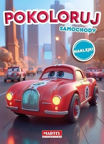 Kolorowanka Pokoloruj samochody z naklejkami Kolorowanka Pokoloruj samochody z naklejkami