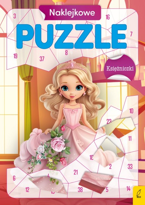 Księżniczki. Naklejkowe puzzle Księżniczki. Naklejkowe puzzle