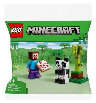 LEGO(R) MINECRAFT 30672 Steve i mala panda