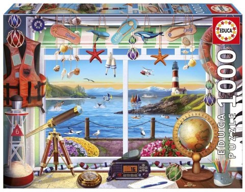 Puzzle 1000 Pokój z widokiem na morze Puzzle 1000 Pokój z widokiem na morze